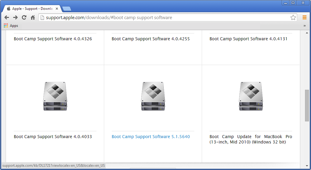 Apple Boot Camp Support Software For Mac